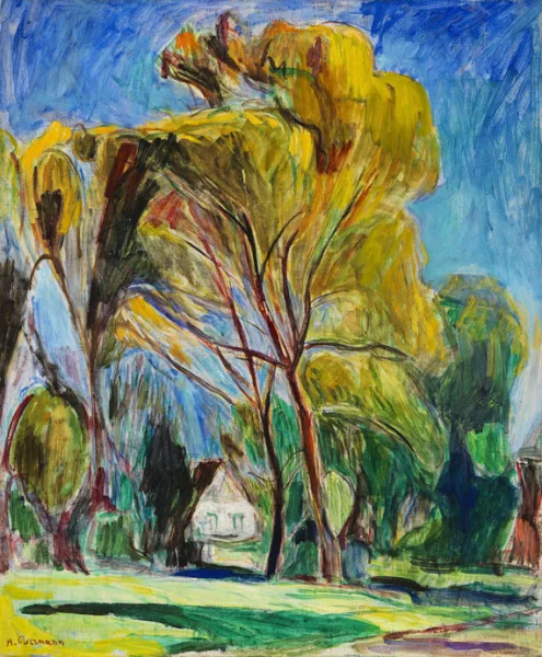 Hans Purrmann — Haus unter Bäumen