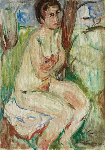 Hans Purrmann — Sitzender Akt