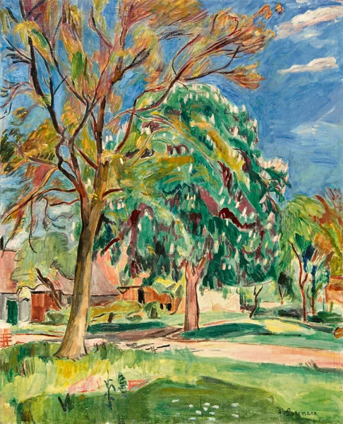 Hans Purrmann — Grosser Kastanienbaum in Langenargen, 1931