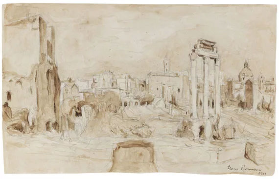 Hans Purrmann — Forum Romanum (Rom)