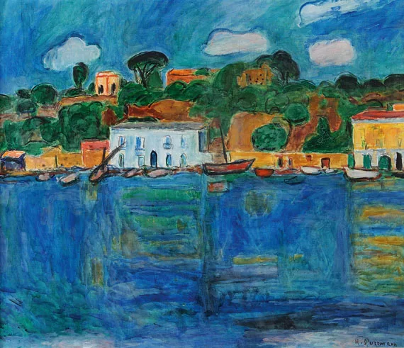 Hans Purrmann — Hafen von Porto d'Ischia