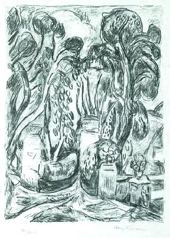Hans Purrmann — Parkweg in Levanto