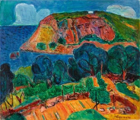 Hans Purrmann — Küstenlandschaft bei Lacco Ameno, Ischia