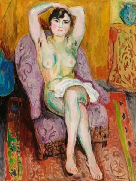 Hans Purrmann — Sitzender Akt