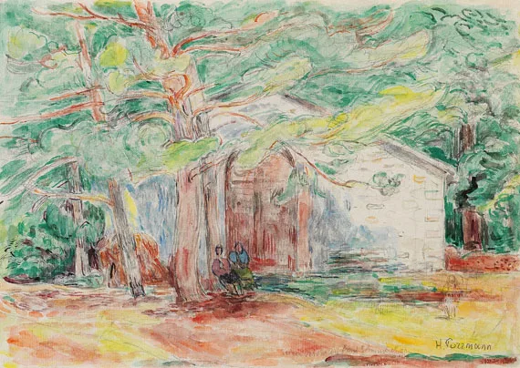 Hans Purrmann — Haus im Grödner Tal in Südtirol