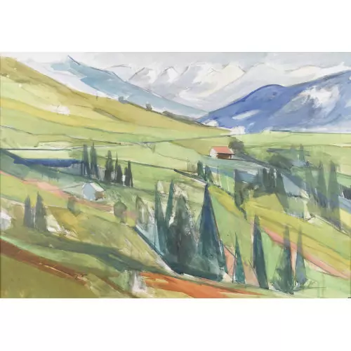 Weite Berglandschaft