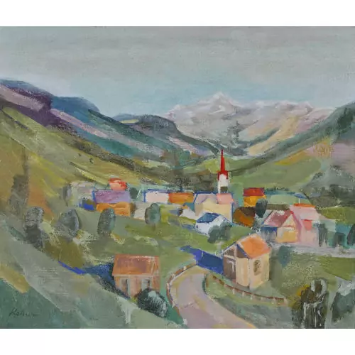Blick auf Ennetbühl (SG)