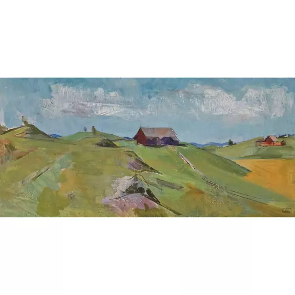 Hügelige Landschaft