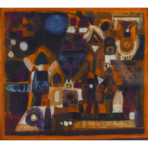 Hans-Rudolf Strupler — Abstrakte Stadtansicht.