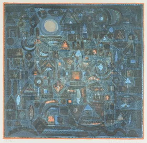 Hans-Rudolf Strupler (1935-2015), "Ville la nuit" — DognyAuction