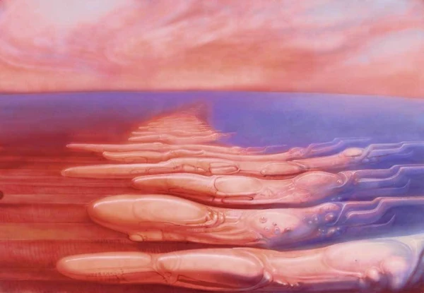 HR Giger — Landschaft XI, 1972