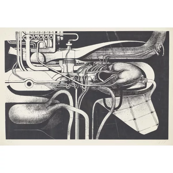 Hans Ruedi Giger — Biomechanoid Serie.