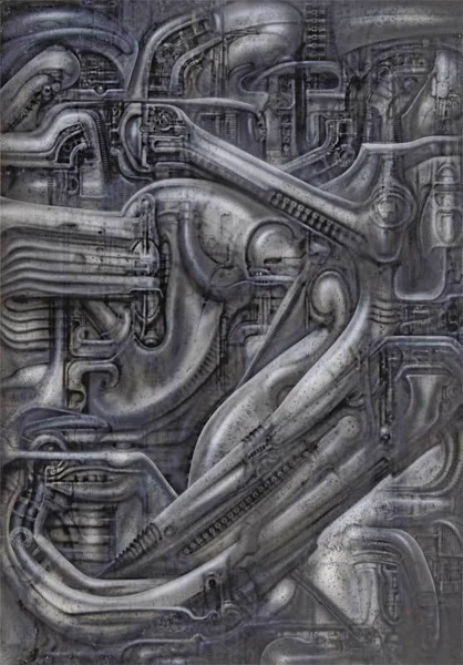 HR Giger — Biomechanisches Interieur, 1980