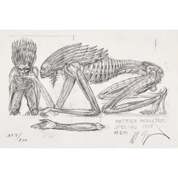Hans Ruedi Giger — "Patrick Monster Species 1995".