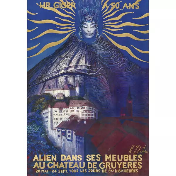 "H.R. Giger 50 Ans Alien dans ses Meubles..."