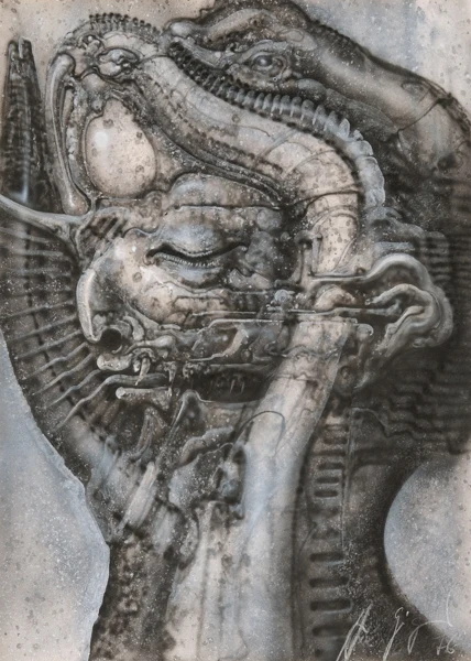 HR Giger — Necronom VIII, 1976