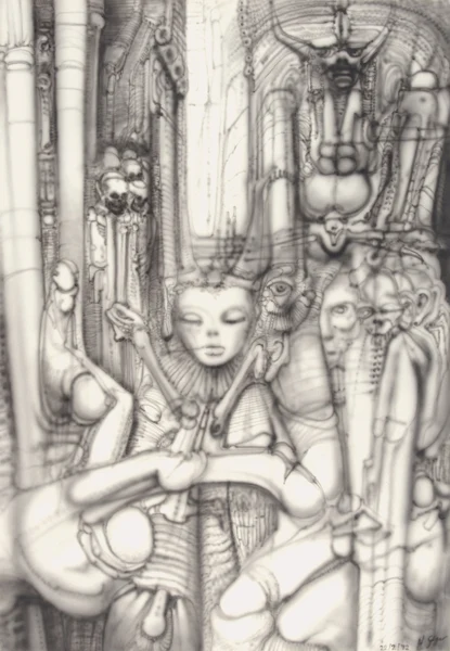 HR Giger — Ohne Titel, 1972