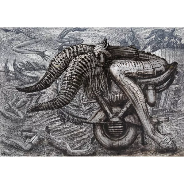 Hans Ruedi Giger — "Taurus Zodiac".