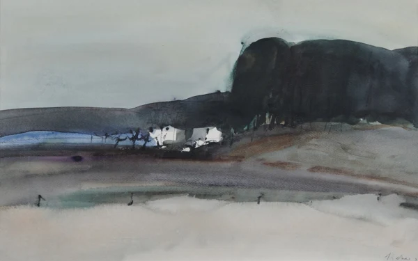 Hans Ruedi Sieber — Märzlandschaft, 1977