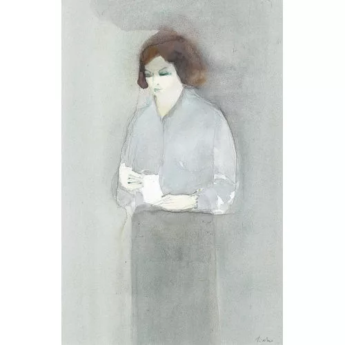 Hans Ruedi Sieber — "Frau mit Tasse".