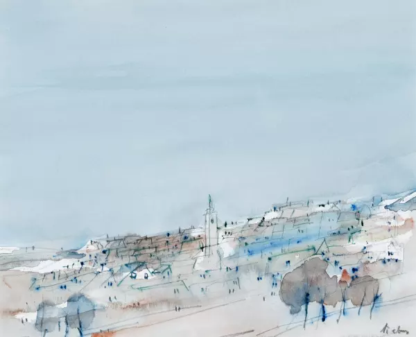 Winterliche Seelandschaft