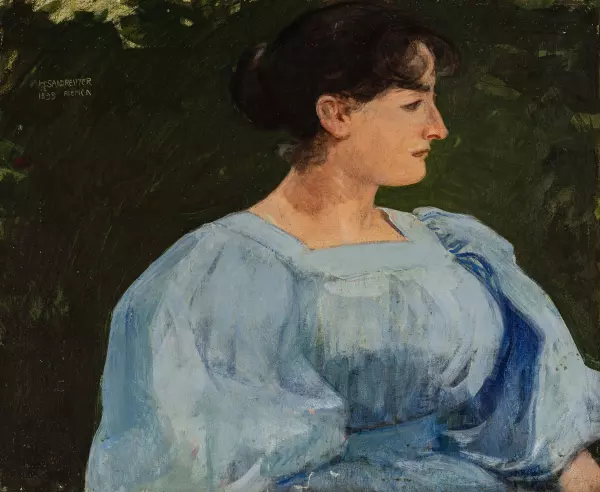 Porträtstudie (Marguerite Sandreuter-Siegmund?)