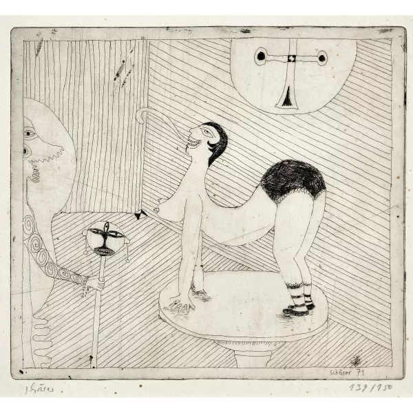 Hans Schärer — "Tabledance".