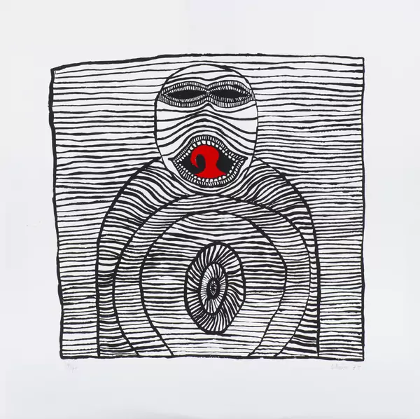 Hans SCHÄRER (1927-1997), "Madonna", lithographie sur papier — DognyAuction