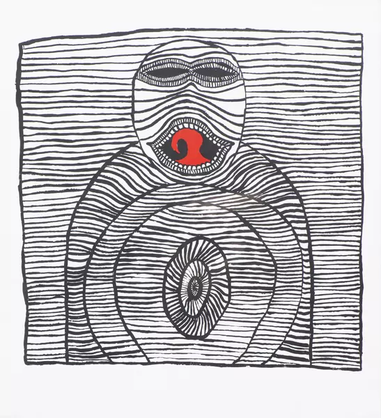 Hans SCHÄRER (1927-1997), "Madonna", lithographie — DognyAuction