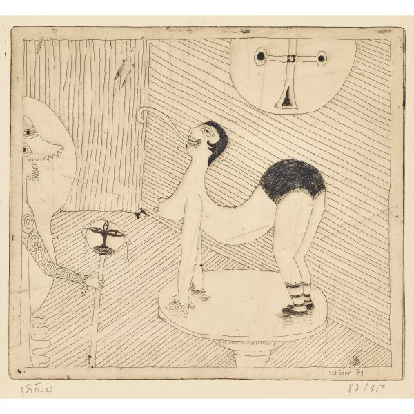 Hans Schärer — "Tabledance".