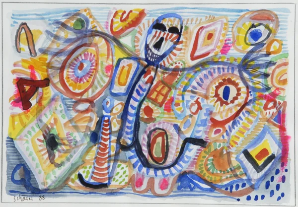 Hans Schärer — Ohne Titel, 1988