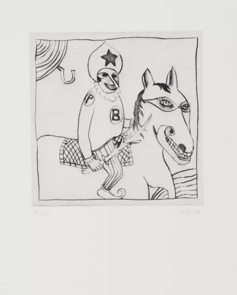 Hans Schärer — 2 Blätter: Ohne Titel, 1979
