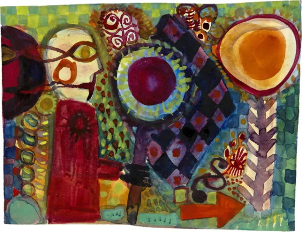 Hans Schärer — Ohne Titel (Grussbild)