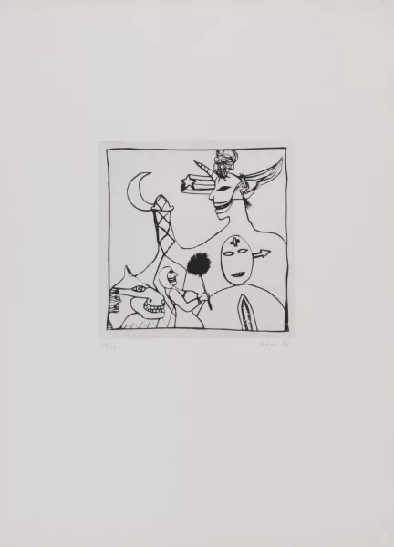 Hans Schärer — 10 Blätter: Ohne Titel, 1979