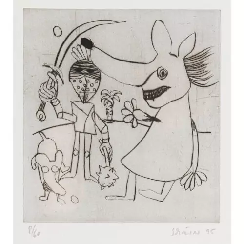 "Ritter mit Hund"