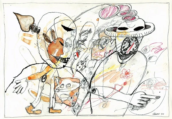 Hans Schärer — Ohne Titel, 1991