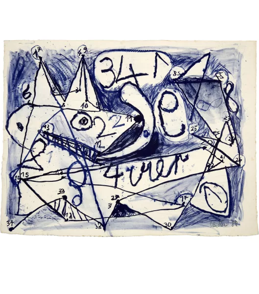 Hans Schärer — Ohne Titel (4 Zustandsdrucke)