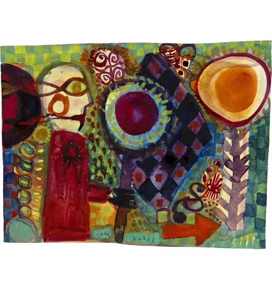 Hans Schärer — Ohne Titel (Grussbild)