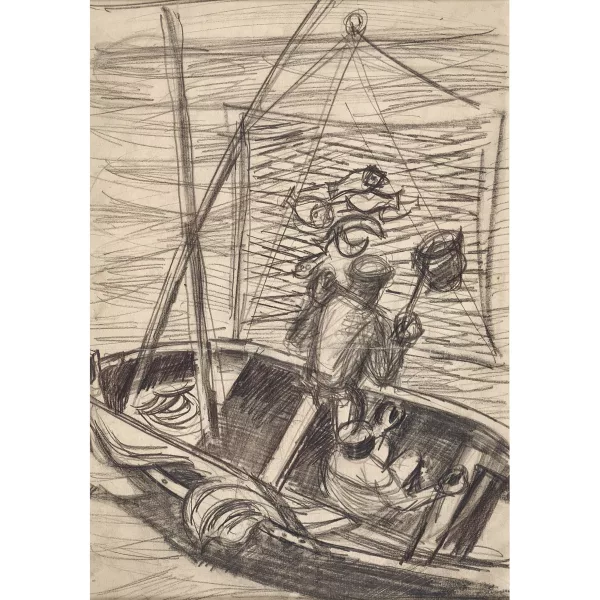 Hans Stocker — "Pêche".