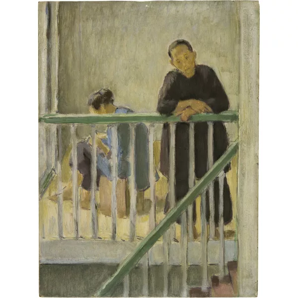 Hans Sturzenegger — Chinesisches Paar im Intérieur