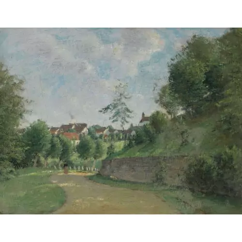 Sonniger Weg bei Schaffhausen