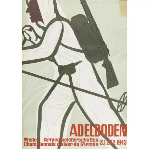 Hans Thöni — "Adelboden Winter-Armeemeisterschaft 1943".