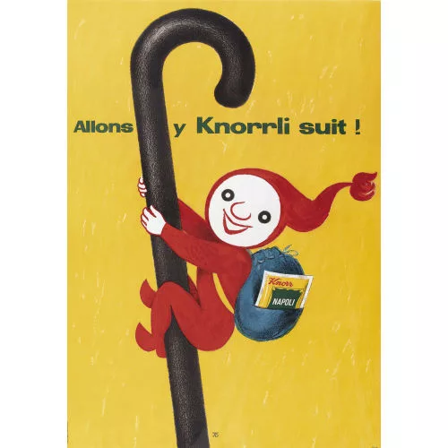 Hans Tomamichel — "Allons-y Knorrli suit".