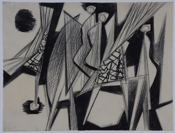 Hans Uhlmann — Zeichnung 4, 1956