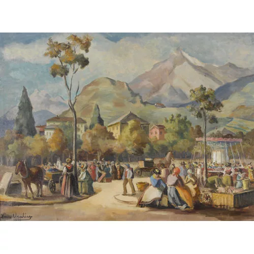 Hans Vautier — "Markt in Sion".
