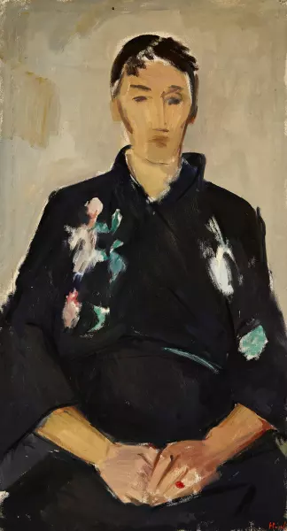 Herr im Kimono