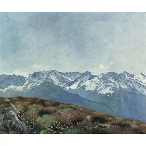 Hans Widmer — "Wendenstöcke von Engstlenalp, Berner Oberland".