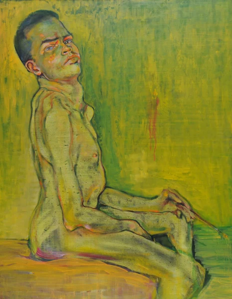 Hans Witschi — Junger Maler (Selbstbildnis), 1988