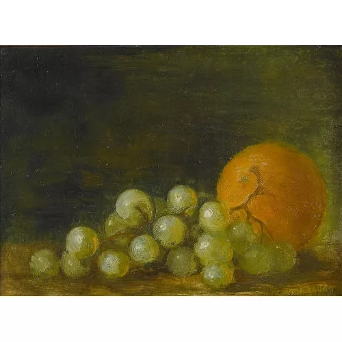 Hans Zaugg — "Traube und Orange".