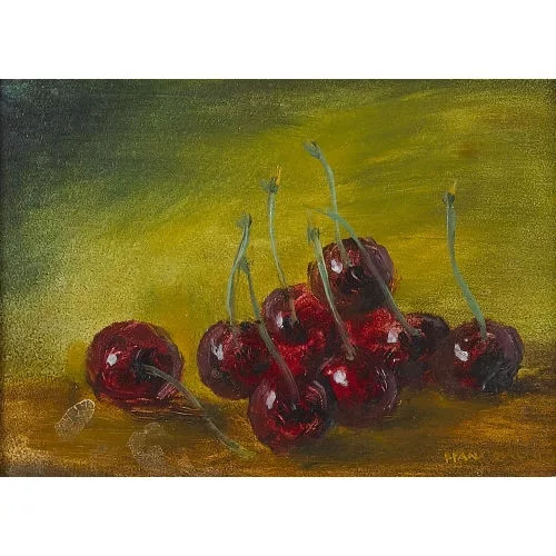 Hans Zaugg — Stillleben mit Kirschen.